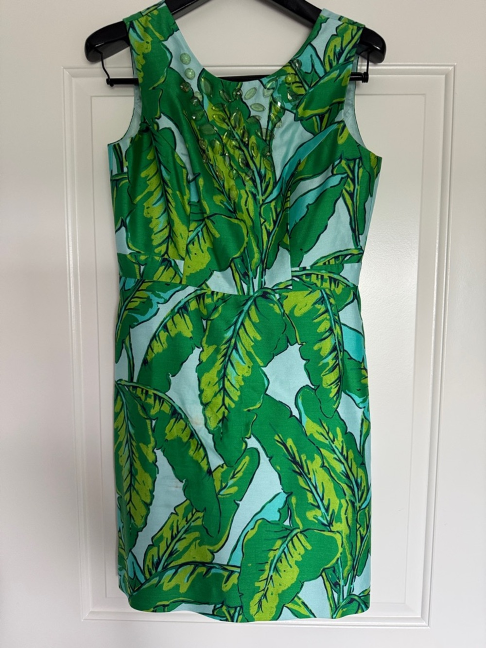 Vineyard Vines Mint Satin-Look Dress